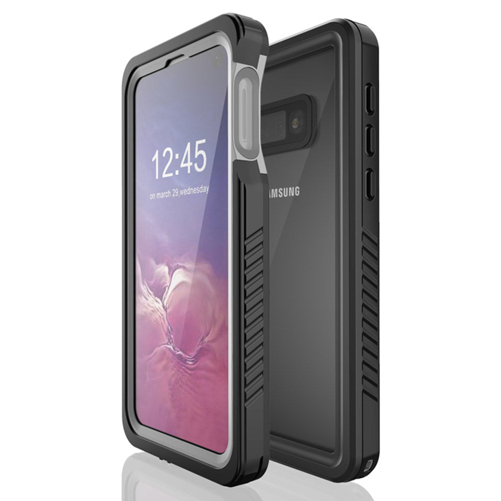 FS Series For Samsung Galaxy S10e IP68 Waterproof Snorkeling Clear Case Anti-Fall Full Protection Phone Cover FS Series For Samsung Galaxy S10e IP68 Waterproof Snorkeling Clear Case Anti-Fall Full Protection Phone Cover